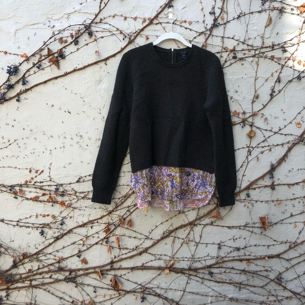 Jcrew Layered Sweater